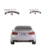 For BMW F30 F35 MP rear diffuser with led gloss black