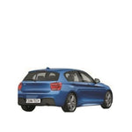 Rear diffuser for bmw F20 M-TECH 2012-2014