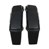 Motorcycle Hard Saddlebags Saddle Bag 5x7"Speaker Lids For Harley Road King Glide Touring 1993-2013