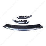 3Pcs Car Front Bumper Lip Spoiler Splitter Diffuser Cover Canards Gloss Black Body Kit Tuning ABS For BYD Seal EV 2022 2023 2024