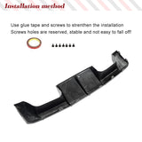 Carbon Fiber Car Rear Diffuser Lip Body Kits for BMW 3 Series G80 M3 2021 2022  Car Rear Bumper Back Guard Car Accessories