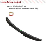 Rear Trunk Spoiler Wing For BMW 4 Series G22 M Sport Coupe G82 M4 2021 2022 Car Tail Rear Boot Lip Wing Spoiler Dry Carbon Fiber