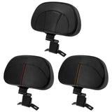 Motorcycle Front Driver Rider Backrest Adjustable Black Mounting Kit For Harley Touring Road King CVO Street Glide 2009-2022 21