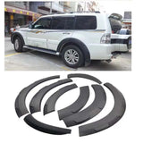 Black Wheel Arch Mudguards For Mitsubishi Pajero Montero V93W V97W V98W Mud Flap Guard splash Fenders Mudflaps Car Parts