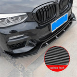 For BMW X3 X4 M40 G01 G02 M-performance Front bumper Lip Body Kit Exterior Trim Canard Lip Splitter Custom 2017-2021 M-sport