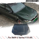 Dry Carbon Front Hood For BMW 5 Series F90 M5 G30 2018-2022 Front Hood Bonnet Cover Car Hood Real Carbon