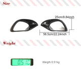 Front Bumper Splitters for Mercedes-Benz CLA Class W118 C118 AMG CLA35 CLA45 2020-2022 Carbon Fiber Front Air Vent Outlet Cover