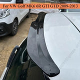 Car Rear Lip Extension For Volkswagen VW Golf MK6 Standard MK6 R GTI GTD 2009-2013 Gloss Black Rear Roof Spoiler Wings Tuning
