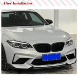 Dry Carbon Car Front Racing Grille for BMW F87 M2 M2C 2019 2020 Competition Front Body Kits Middle Grille Frame Mesh