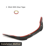 Car Rear Trunk Spoiler Carbon Fiber for Toyota Supra A90 A91 Coupe 2019-2024 Rear Spoiler Duckbill Boot Lid Wing Lip Body Kit