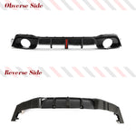 Carbon Fiber Car Rear Diffuser for Volkswagen Golf 8 MK8 GTI 2021-2022 Auto Rear Lower Bumper Lip Diffuser Spoiler Body Kits
