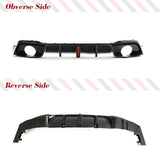 Carbon Fiber Car Rear Diffuser for Volkswagen Golf 8 MK8 GTI 2021-2022 Auto Rear Lower Bumper Lip Diffuser Spoiler Body Kits