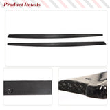 Carbon Fiber Car Side Skirts Extension Body Apron Lip For BMW 3 Series F80 M3 Sedan 2014 - 2019 Extension Lip Valance Air Panel