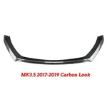 Front Bumper Splitter Lip Diffuser Tuning Plastic Spoiler Accessories Body Kit Front Shovel For Seat Leon 3 MK3 MK3.5 2012-2019