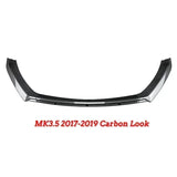 Front Bumper Splitter Lip Diffuser Tuning Plastic Spoiler Accessories Body Kit Front Shovel For Seat Leon 3 MK3 MK3.5 2012-2019