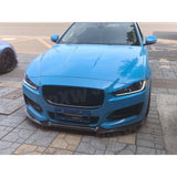 Carbon Fiber Front Lip Spoiler for Jaguar XE Sedan 4 Door 2015 2016 2017 Head Chin Shovel Bumper Guard Car Facelift Accessories