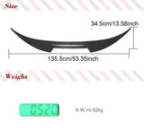 Car Rear Trunk Boot Lip Wing Spoiler Dry Carbon Rear Trunk Spoiler Wing Lip for BMW 8 Series G14 F91 840i 2018-2022 Spoiler Wing