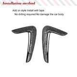 Dry Carbon Car Side Fender Air Intake Cover for BMW 4 Series F32 F33 F36 2014-2019 Air Vent Fender Cover Trim Sticker
