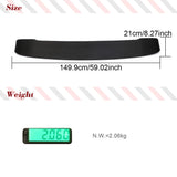 Carbon Fiber Car Rear Trunk Roof Racing Spoiler Wing for Volkswagen VW Multivan 2015 - 2020 Rear Roof Wing Spoiler Extention Lip