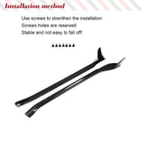 Prepreg Dry Carbon Car Side Skirts Extensions Lip Splitters Spoiler For Porsche 911 Turbo S 2019-2023 Car Door Guard Body Kit
