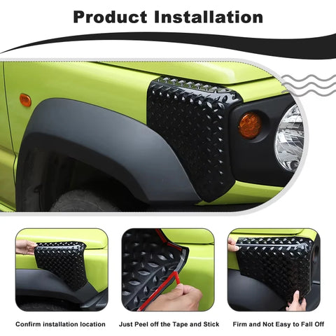 ABS Fender Wrap Corners Decoration Guard Cover for Suzuki Jimny 2019 2020 2021 2022 2023 2024 Exterior Accessories