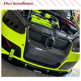 Carbon Fiber Car Front Bumper Kidney Grille For Volkswagen Golf 5 GTI MK5 2005-2008 Replacement Styel Real Carbon Racing Grilles