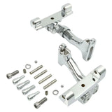 Motorcycle Adjustable Passenger Footboard Mount Kit For Harley Street Glide FLHX 2006-2020