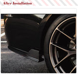 Car Rear Canards for BMW 3 Series F30 M Sport  2012-2018 Carbon Fiber Spoiler Rear Splitters Bumper Flaps Bumper Aprons