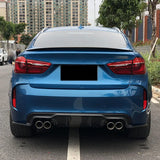 For BMW X6 F16 Set Body Kit Upgrade to X6M Style PP Bumpers Grille Complete Side Skirts Front Lip Rear Diffusers