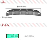 Carbon Fiber Car Rear Diffuser Bumper Protector Spoiler for Lexus IS300 IS350 IS F Base /Sport Sedan 2017-2020 Car Rear Body Kit