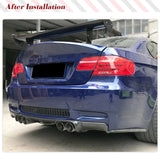 Carbon Fiber Car Rear Bumper Lip Diffuser Spoiler For BMW E92 E93 M3 2-Door 2008-2013 Rear Bumper Lip Diffuser Racing Spoiler