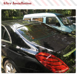 Carbon Fiber / FRP Car Rear Roof Spoiler Lip Wings for Mercedes-Benz S-Class W222 S63 S65 AMG 4-Door 2014 - 2020 Rear Boot Wing