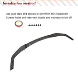 Carbon Fiber Car Front Bumper Lip Spoiler for BMW F87 M2C Competition 2018-2020 Car Front Bumper Lip Spoiler Splitters Guard