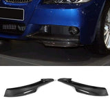 For BMW 3 Series E90 M Tech M Sport Car Front Bumper Lip Splitters Flaps Winglets 2006 - 2008 2009 - 2012 LCI Carbon Fiber