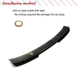 Car Rear Spoiler for Honda Civic 11th Gen Sedan 2022 2023 Car Rear Window Roof Spoiler Gloss Black ABS Rear Spoiler Wing Lip