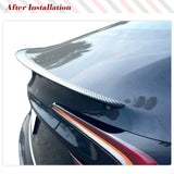 Matte Carbon Car Rear Trunk Boot Lip Wing Racing Spoiler for Tesla Model 3 2023 Car Rear Trunk Spoiler Wing Lip Real Carbon