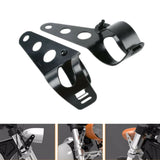 Motorcycle Headlight Mount Bracket For Harley Bobber Racer 35-43mm Fork Tube Chopper Cafe Racer
