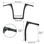 10'' 12'' 14'' 16''18" 20" Rise 1.25"Handlebar Bar For Fit Harley Sportster XL Softail FLST FXST