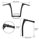10'' 12'' 14'' 16''18" 20" Rise 1.25"Handlebar Bar For Fit Harley Sportster XL Softail FLST FXST