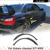 For Subaru Impreza STI WRX 2002-2009 Car Rear Wide Wheel Arch Fender Flares Trim 2PCS Racing Body Kits Rear Wide Fender Flares
