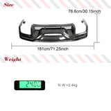 Car Rear Bumper Diffuser Spoiler For Ford Mustang Dark Horse 2024 Real Carbon Fiber Rear Bumper Protection Body Kits Rear Lip