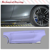 Carbon Fiber / FRP Side Skirts Splitters Cupwings Winglets Canards Apron For BMW 2 Series F87 M2 M2C Competition 2016 - 2020