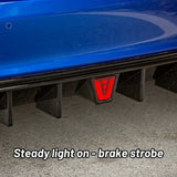 For Honda Civic 11th Gen 2022 Silencer 4 Outlet Car Tip Rear Side Diffuser Bumper Lip Spoiler Exhaust Pipe Splitter JDM Body Kit