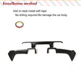 V Class Caebon Fiber Rear Diffuser Lip Spoiler Bumper Guard for Mercedes-Benz W447 Vito Mini Passenger Van 4 Door 2014-2018 FRP