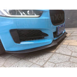 Carbon Fiber Front Lip Spoiler for Jaguar XE Sedan 4 Door 2015 2016 2017 Head Chin Shovel Bumper Guard Car Facelift Accessories