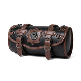 2025 New Motorcycle Saddlebag Front Handlebar Bag PU Leather Sissybar Storage Pouches Suitable for Tools&Essential, Daily