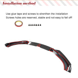 Carbon Fiber Front Bumper Lip for BMW 4 Series F32 F33 F36 M Sport M Tech2014-2019 Car Front  Chin Spoiler Splitter Protector