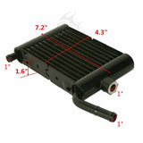 Motorcycle Lower Vented Fairing Radiator Cooler For Harley Touring Twin Cam FLHT Road Street Electra Glide 2014-2023