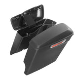 Motorcycle 5" Stretched Extended Saddlebags Saddle Bags For Harley Touring Road King Road Glide Street Glide 2014-2024
