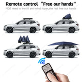 Fully Automatic Sunshade on Roof Car Sunshade Umbrella 3.8*2.7M Mobile Car Canopy Windproof Hail Proof Sunshade Automobiles